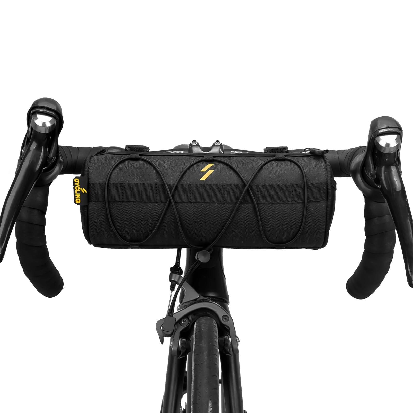 

ROCKBROS Bicycle Front Bag Handlebar Bag, 2L Large Capacity, 4-Way, Compact, Lightweight, Road Bike Bag, Accessory Pouch, Storage, Shoulder Strap, Vel