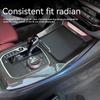 For BMW iX3 X3 G01 2025 Carbon Fiber ABS Central Console Gear Shift Panel Cover Trim Car Interior Accessories