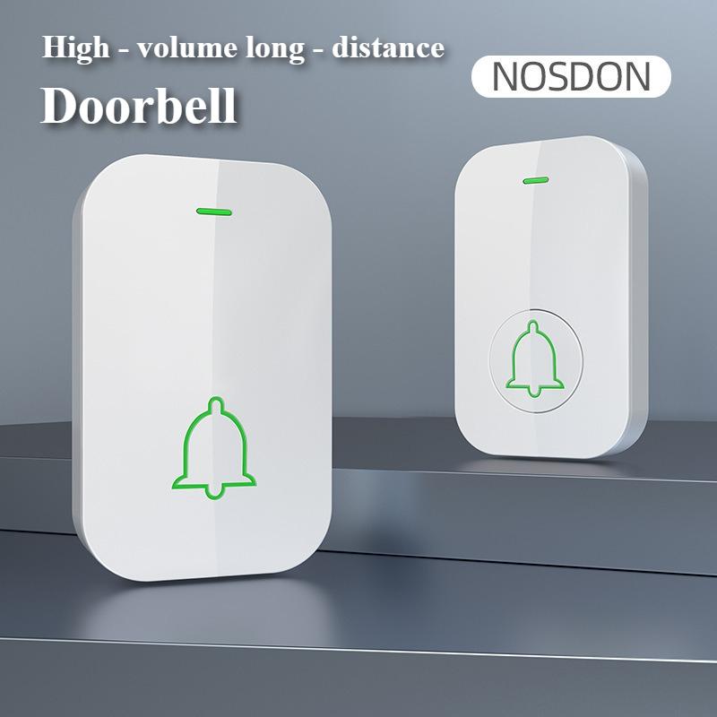 Kabellose Türklingel für den Heim- und Firmengebrauch, Reichweite, lauter Klingelton, wasserdicht, für Notrufe älterer Menschen