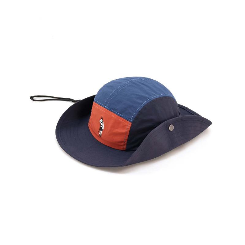 Retro color matching quick drying bucket hat outdoor mountain visor mountain camping sun protection western denim