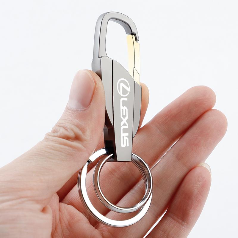 Car Zinc Alloy Key Ring Customize Emblem Keychain For Lexus F SPORT GX460 Ct200h IS250 ES 220D IS200 Fsport GS GX IS LS LX NX