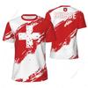 Exclusive Design Gabon Flag Grain 3D Printed Men For Running Bike Soccer Tennis Fitness Sports Tshirt Mesh Fans Short T-shirt