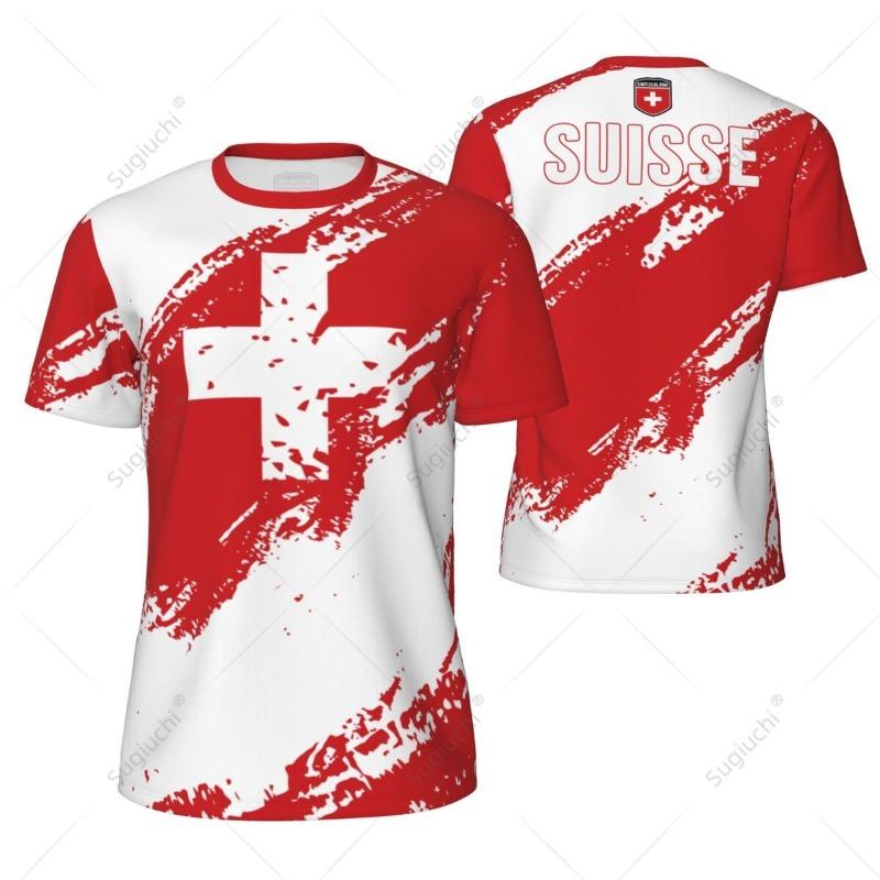 Exclusive Design Gabon Flag Grain 3D Printed Men For Running Bike Soccer Tennis Fitness Sports Tshirt Mesh Fans Short T-shirt