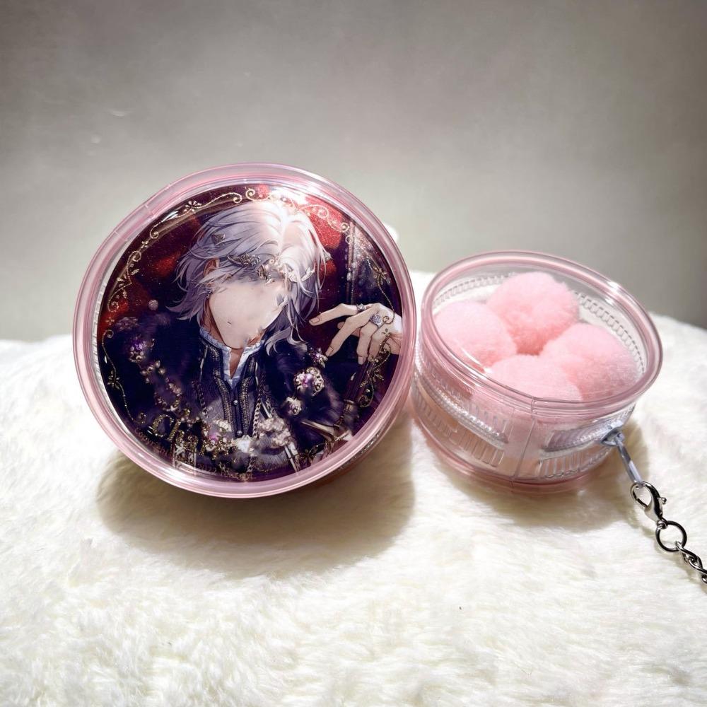 Keyring Round Badge Storage Pouch Protection Case Clear Outdoor Bag Anime Badge Display Bag Gifts