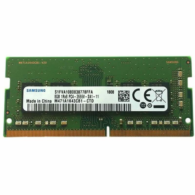 Samsung 8GB DDR4 PC4-21300, 2666MHZ, 260 PIN SODIMM, 1.2V, CL 19 dizüstü bilgisayar RAM bellek modülü