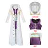 One Piece 3pcs Nico Robin Cosplay Costume Plush Coat With Tops Skirt Set Outfit