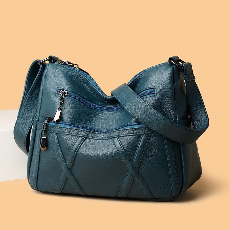 Multi-pocket Shoulder Bag, Retro Style Women's Bag, Lightweight Mom Bag, Elegant Crossbody Bag, Casual Women's Bag