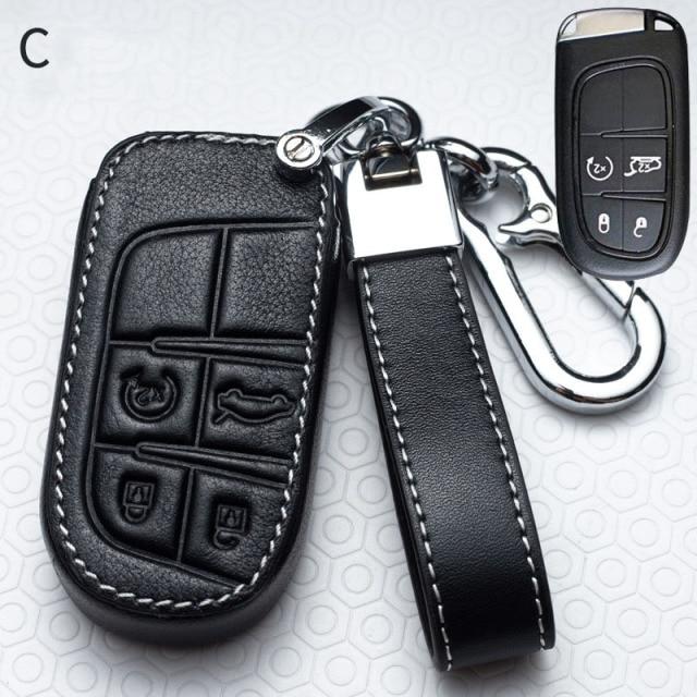 Capa Da Chave Do Carro Fob Para O Jeep Renegade Compass Grand Cherokee Chrysler 300c Wrangler Dodge Accessories I.768338672