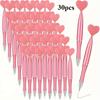 Pink Heart-Shaped Rotary Ballpoint Pens, Suitable for School Office Supplies, Wedding Signatures, Thanksgiving and Halloween,