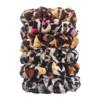 6 buc Scrunchies Femei Catifea Scrunchy accesorii de păr pentru butic Leopard Drăguț de Înaltă Calitate Elastic Articole de Păr Coadă de Cal