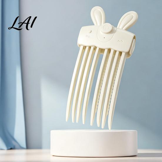 Portable Hair Tool 1/2Pcs Heated Volume Clip Cordless Root Lifter Comb with 2 Heat Settings Clip Settings USB Rechargeable Volumizing for Fine Flat