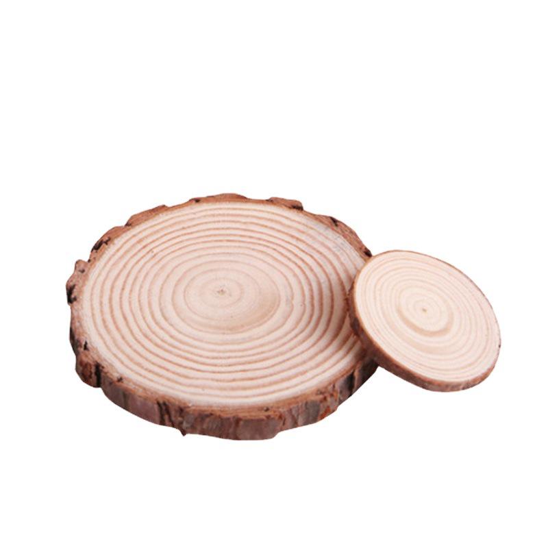Natural Pine Wood Slices for Hand-Painted Decor and Coasters