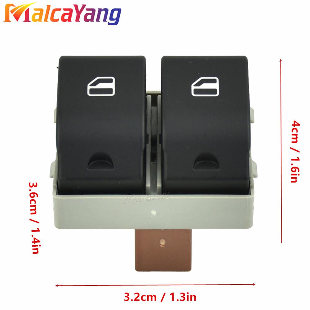 6Q0959858 High Quality Electric Power Window Switch Button For VW /Polo 9N /Seat /Ibiza /Cordoba 2002 2003 2004-2009 6Q0959858A Pushbutton Switches 3