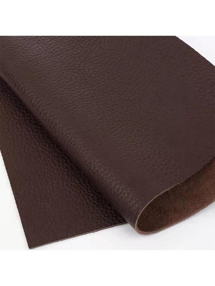 3mm Coffee Colored Thick Cowhide Leather, Deep Brown Top Layer Genuine Leather Fabric, Car Sofa Seat Cushion, Yoga Mat, Cooling