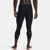 Under Armour Printed Training Compression Workout Capris Men bottoms Black 1370328-001