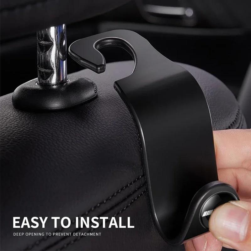 Car Inside Seat Back Hooks Accessories For Mercedes Benz AMG W204 W205 W203 W211 W212 W213 W201 W210 W124 W108 W168 A180