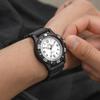 [Citizen Q&Q] Analog Solar Watch 100m Water Resistance Urethane Band E02A-002VK Men's Black Black/White