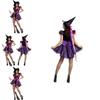 Witch Unique Purple Attire For Women Perfect For Halloween Themed Events And Fun Cosplay