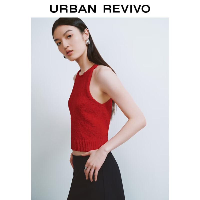 UR Women's 2024 Autumn Slim Fit Off-Shoulder Knit Top UWG940240