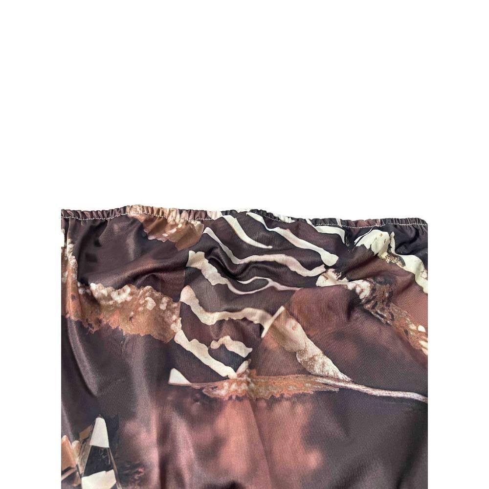 Women's  Leopard Print Tube Tops Strapless Cheetah Print Crop Top