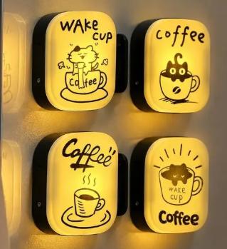 Panneau lumineux café Réfrigérateur, 4