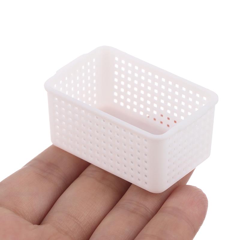 1:12 1:6 Dollhouse Miniature Storage Basket Laundry Basket Fruit Vegetable Food Storage Basket Home Decor Toy