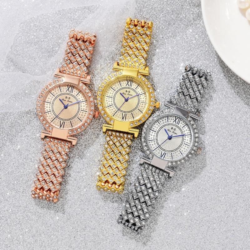 New Light Luxury  Diamond Personality Daily Fashion Ladies Bracelet Watch