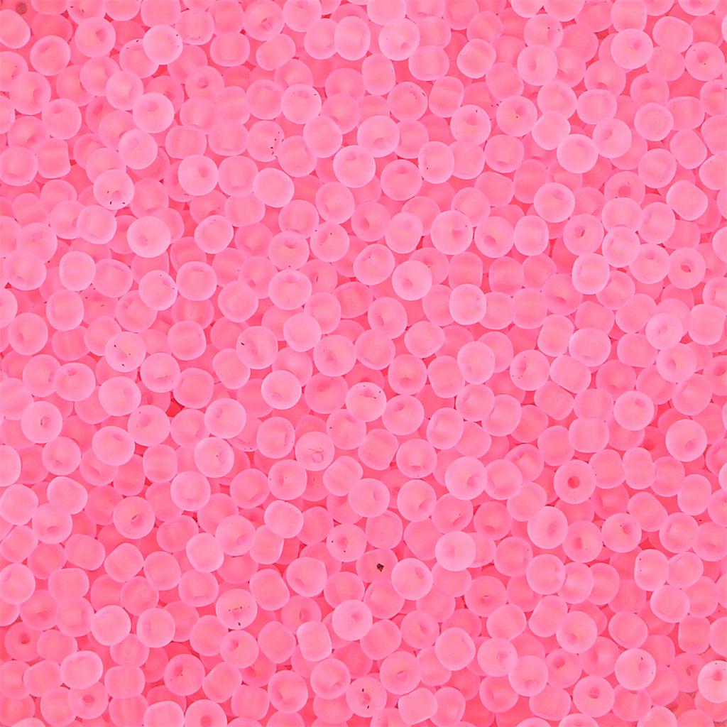 Frosted Clear Glass Seed Beads, DIY Jewelry Making Supplies