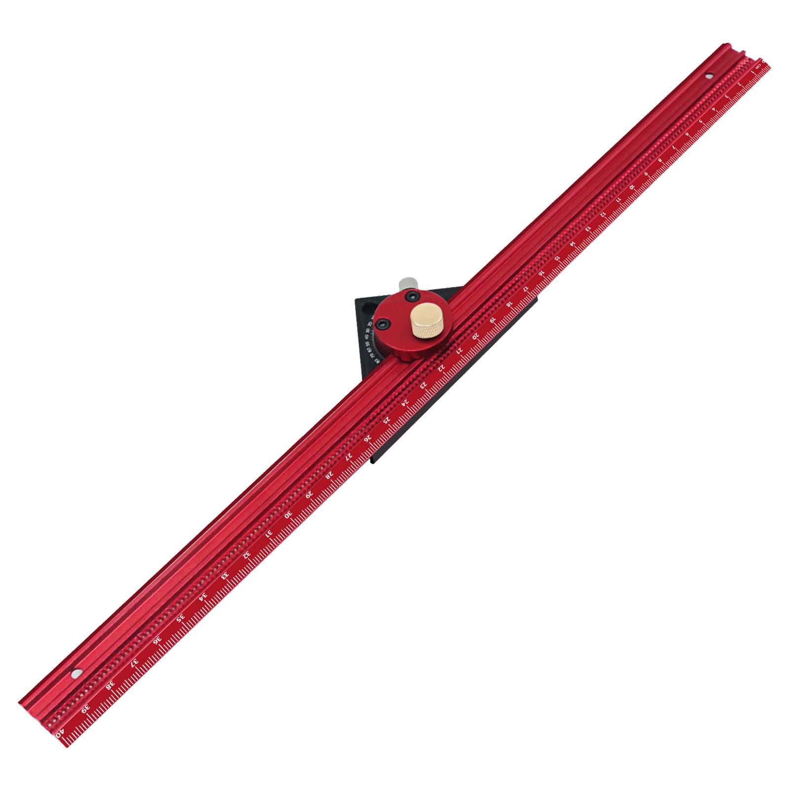 Precision Woodworking Ruler Square Ruler Aluminum Alloy Marking Gauge Woodworking Compass Tool for Carpentry Industrial Drawing