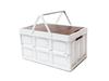 Portable Outdoor Folding Storage Box: Multi-Function Car Organizer & Household Basket for Camping and Sundries.