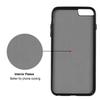 For iPhone SE (2020)/SE (2022)/7/8 4.7 Inch PU Leather+TPU Protective Cover Imprinted Rhombus Grid Pattern Rotation Ring Kickstand Phone Case