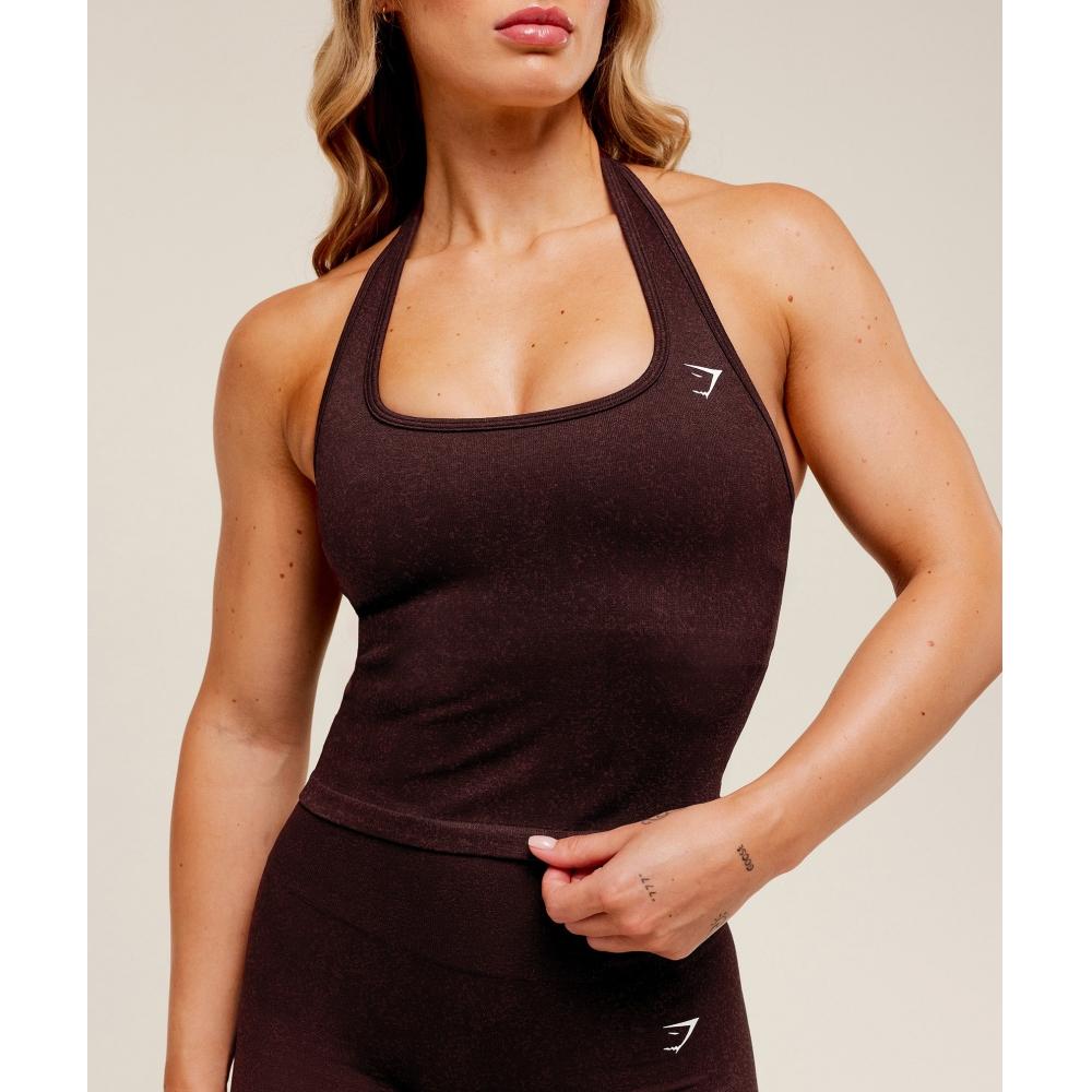 Gymshark Adapt Fleck X Whitney Tank With Shelf Cherry Purple Rich Maroon B5c1e Pcgn