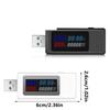 Medidor Testador USB Portátil Detectores de Tensão e Corrente USB Display de Alta Resolução para Leituras Precisas DC4-30V