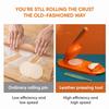 2-in-1 Manual Press for Dumplings and Ravioli, Green/Orange, Make Dumplings and Pasta