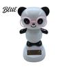 Antypoślizgowa zabawka na deskę rozdzielczą samochodu, słoneczna ozdoba panda, plastikowy wisiorek
