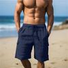 Herren Sommer Shorts Elastischer Bund Lockere Freizeit Strandshorts