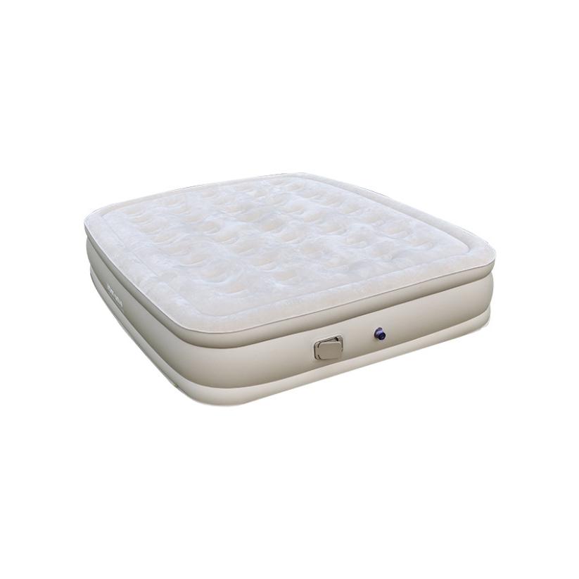 PVC Inflatable Bed Elevated and Thickened Plush Automatic Air Mattress for Home Use Double-person Air Bed Foldable Nap Mattress