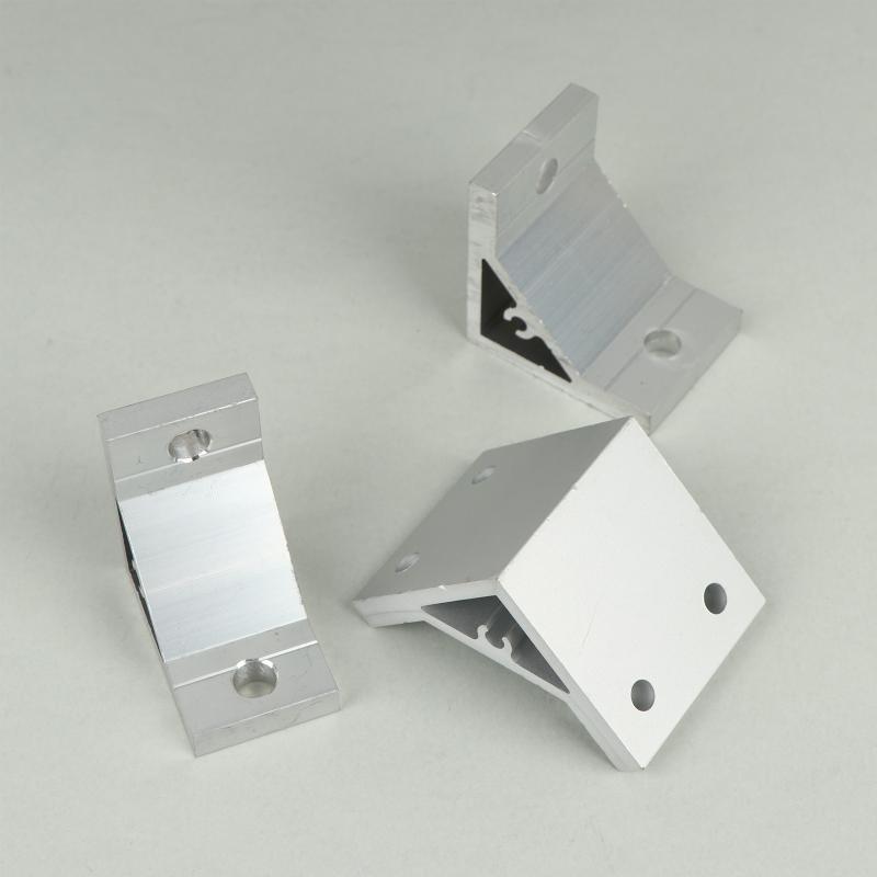 2Pcs 90 Degree Corner Angle Bracket 2020 3030 4040 4545 5050 6060 Single-Slot/Dual-Slot Aluminum Profile Connection Joint