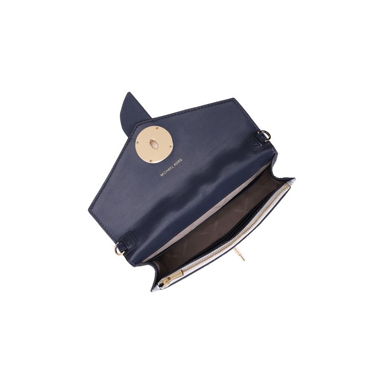 Michael Kors MK Charm Chain Commuter Flap Faux Leather Envelope Shoulder Bag Medium Women Shoulder Bag 32S0G00C6V-407
