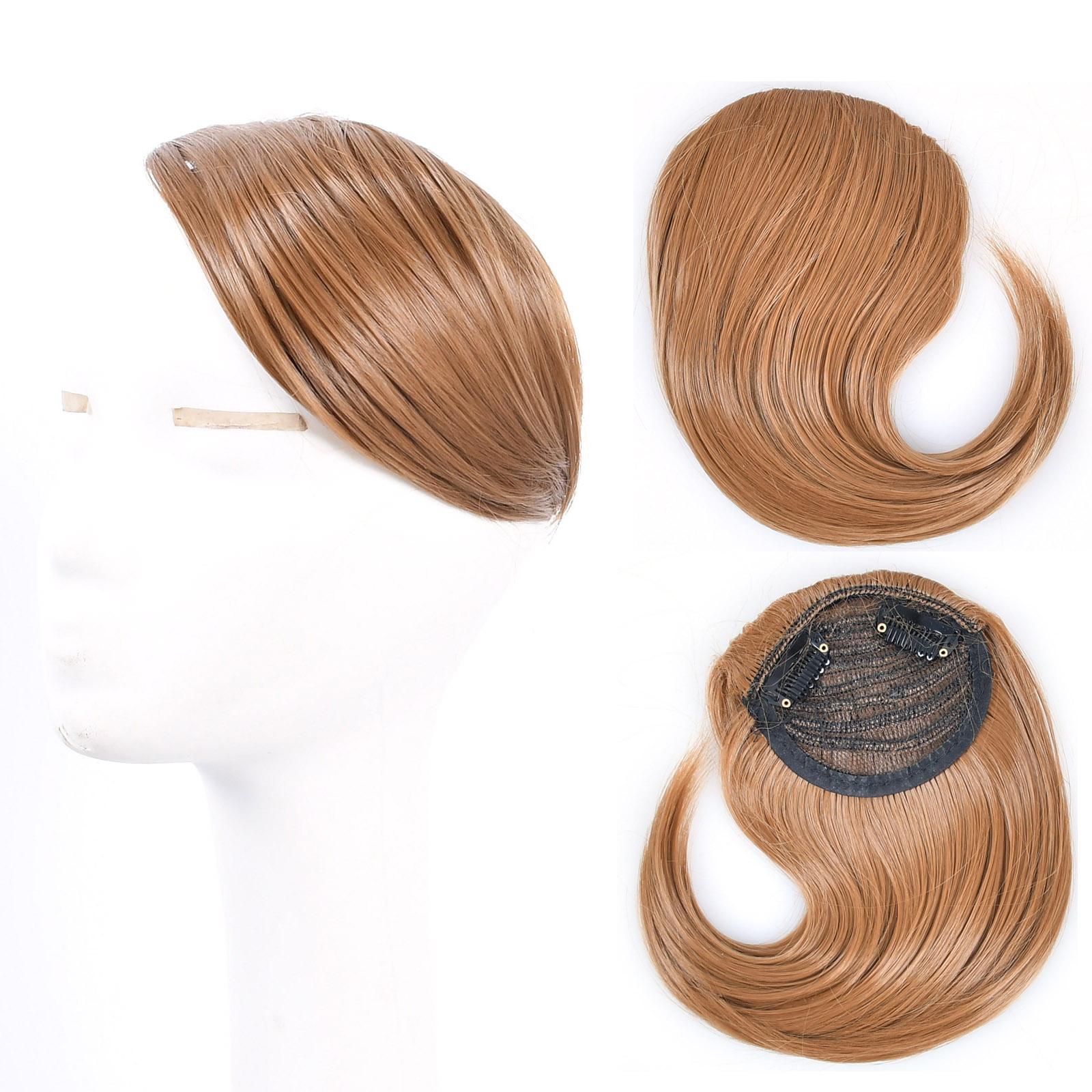 

Синтетические волосы челка наращивание 2 зажима заколка для волос асимметричная челка градиент челка коричневый блонд аксессуары для волос для женщины