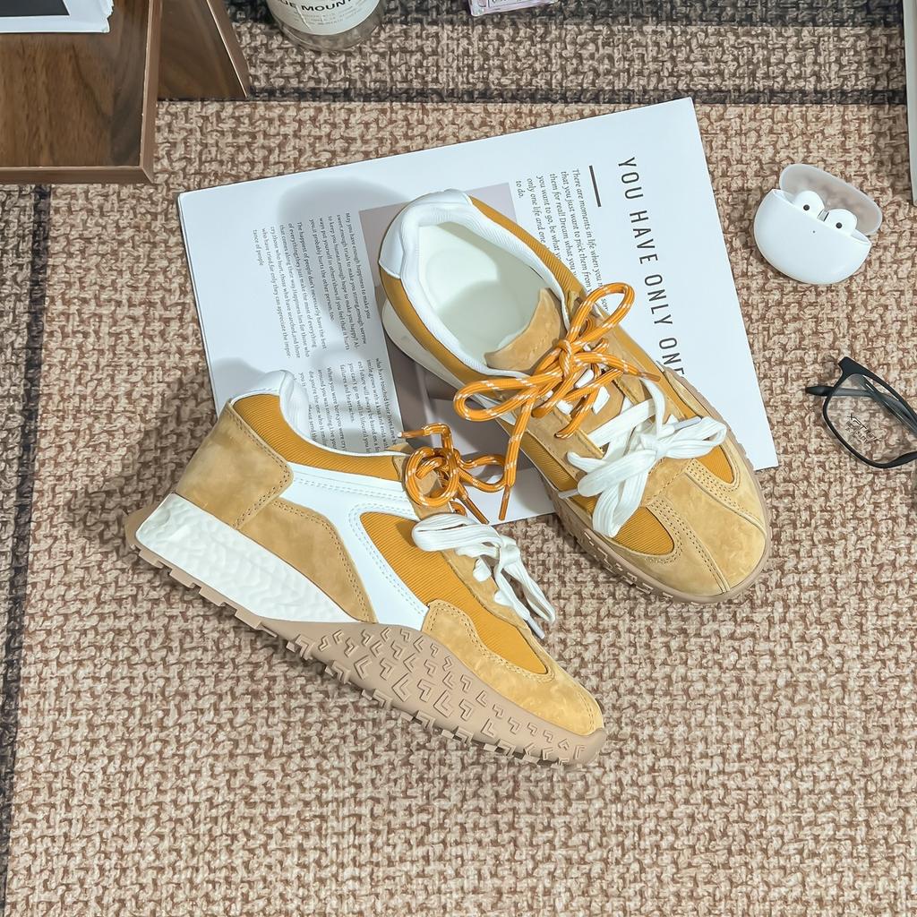 Daddy shoes women's summer breathable mesh small platform sports shoes women's 2025 college style casual women's shoes
