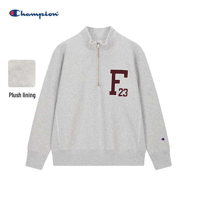 Champion Embroidered Logo Quarter-Zip Fleece Sweatshirt