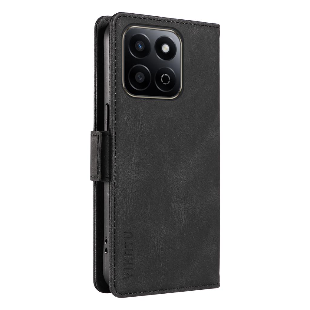 YIKATU YK-005 For Honor Play 60 Plus 5G/Play 9T/X7c 4G/200 Smart 5G Case PU Leather Wallet Phone Cover Skin Touch Feeling