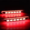 LED Rear Bumper Lights for Nissan Altima Rogue Sport QASHIQAI Infiniti Q50 Q70 Reflector Tail Brake Lamp Driving Light
