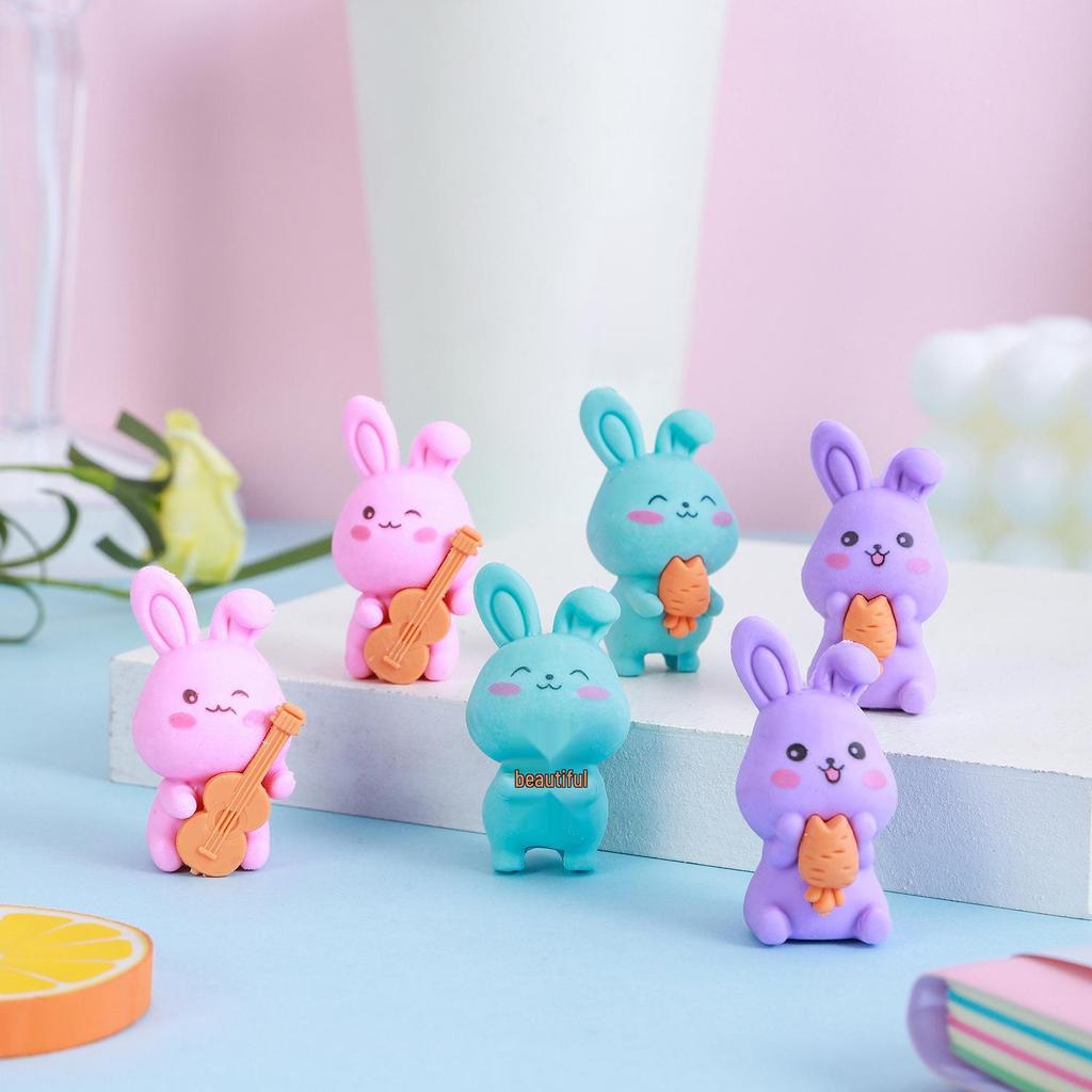 Kaninchen-Radiergummi: Staubfreier, spurenloser Radiergummi für Grundschüler - Ideales Kinderspielzeug