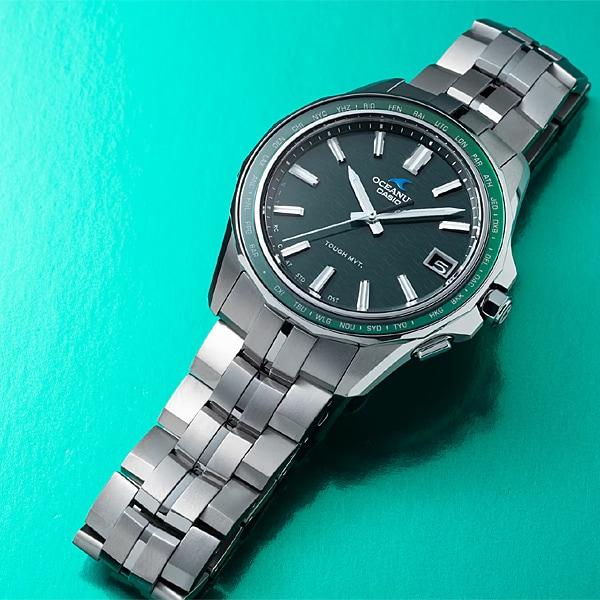 Casio Herre OCEANUS OCW-S400-3AJF [OCEANUS Manta OCW-S400] rundklokke sølv Titan Analog