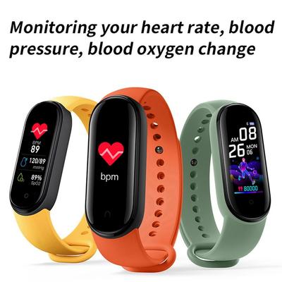 Bracelet Intelligent M5 Bracelet Bluetooth Moniteur de Fréquence Cardiaque et de Pression Artérielle