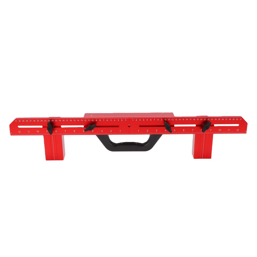 Woodworking Frame Clamp 90 Degree Angle Fixing Tool with Dual Scale Ruler Adjustable From 12 to 30 Inches for Stairs