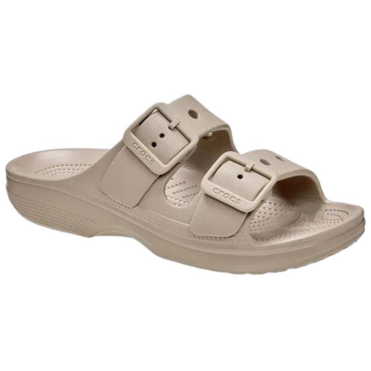 Crocs Classic Comfortable Fashion Slip-On EVA Anti-Friction Slide Sandals Women sandals Gray Brown 212247-214