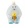 Creative Japanese Zakka Snow Cat Miniature Ornament for Cold Drink Shops